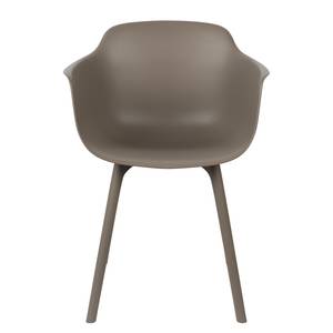 Chaises à accoudoirs Kito (lot de 2) Matière plastique - Taupe