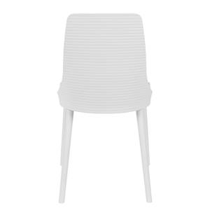 Chaises Salis (lot de 2) Matière plastique / Tissu - Blanc