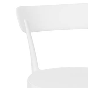 Chaises Helba I (lot de 2) Matière plastique - Blanc