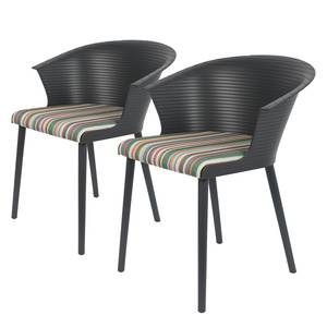 Eetkamerstoelen Salis II (set van 2) Antraciet