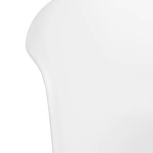 Chaises à accoudoirs Kito (lot de 2) Matière plastique - Blanc