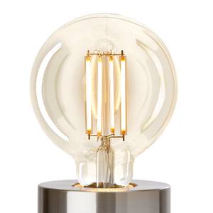 LED-tafellamp Athen Zilver - Metaal - Steen - Hoogte: 14 cm