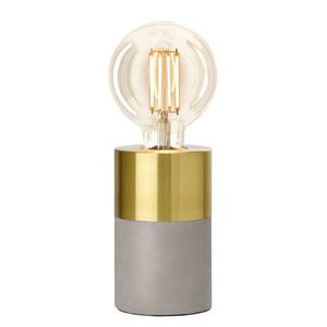 LED-tafellamp Athen Goud - Metaal - Steen - Hoogte: 14 cm