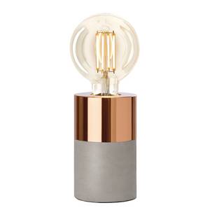 LED-tafellamp Athen Koper - Metaal - Steen - Hoogte: 14 cm