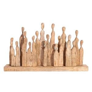 Dekofigur Crowd Mangoholz - Beige