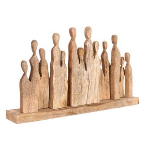 Dekofigur Crowd Mangoholz - Beige