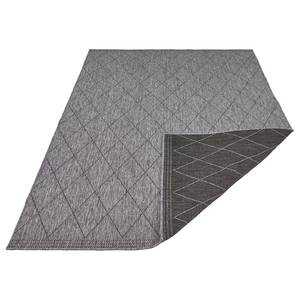 In-/Outdoorteppich Daisy Polypropylen - Grau / Schwarz - 160 x 230 cm