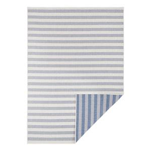 In-/Outdoorteppich Delilia Polypropylen - Creme / Blau - 80 x 150 cm