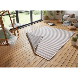 In-/Outdoorteppich Delilia Polypropylen - Creme / Grau - 200 x 290 cm