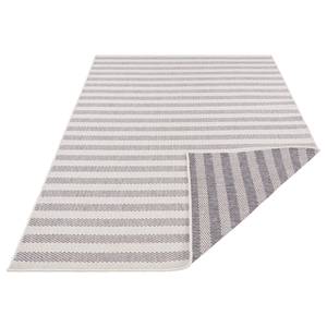 In-/Outdoorteppich Delilia Polypropylen - Creme / Grau - 200 x 290 cm