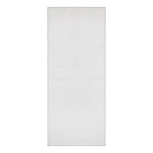 Kurzflorteppich Gloss Kunstfaser - Silber - 80 x 150 cm