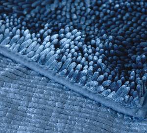 Tapis de bain Oros Luxury Fibres synthétiques - Bleu jean