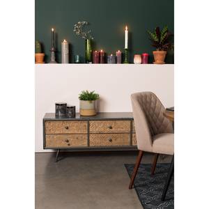 Sideboard Chip Fichte Furnier - Fichte / Grau