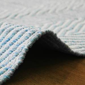 Tapis en laine Aperitif 410 Coton - Turquoise - 230 x 160 cm