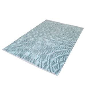 Tapis en laine Aperitif 410 Coton - Bleu - 230 x 160 cm