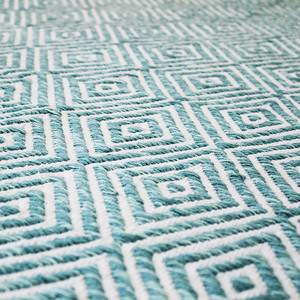 Tapis en laine Aperitif 310 Coton - Turquoise - 150 x 80 cm