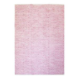 Wollteppich Aperitif 410 Baumwollstoff - Pink - 150 x 80 cm