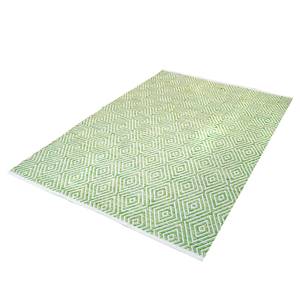 Wollen vloerkleed Aperitif 310 katoen - Groen - 150 x 80 cm