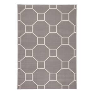 Kurzflorteppich Lina 100 Webstoff - Taupe - 150 x 80 cm