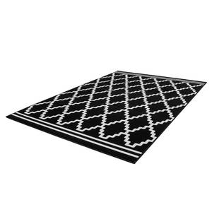 Laagpolig vloerkleed Lina 200 geweven stof - Zwart - 290 x 200 cm