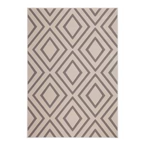 Kurzflorteppich Lina 500 Webstoff - Taupe - 290 x 200 cm