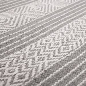 Wollteppich Jodhpur 610 Baumwollstoff - Grau - 230 x 160 cm