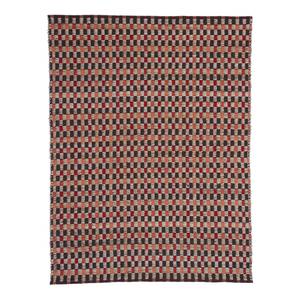 Tapis Chess 110 Coton - Rouge - 290 x 200 cm