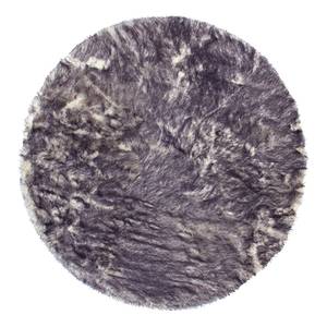 Tapis en peau Crown Circle Aubergine