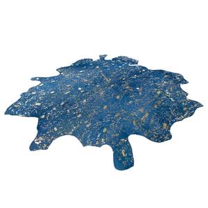 Dierenvel Glam 410 echt leer - Blauw - 165 x 135 cm