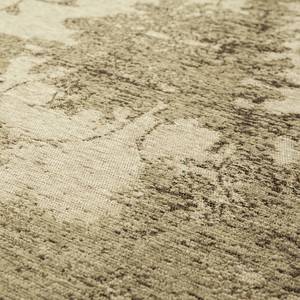 Laagpolig vloerkleed Monistrol geweven stof - Goud - 150 x 75 cm