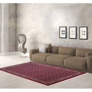 Laagpolig vloerkleed Jordan - Kerak geweven stof - rood - 150 x 80 cm