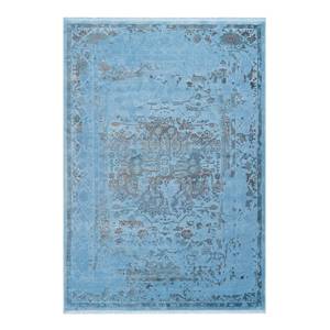Kurzflorteppich Galapagos - Pinta Webstoff - Blau - 150 x 80 cm