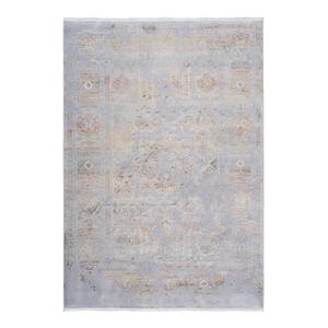 Laagpolig vloerkleed Tortuga geweven stof - Zilver - 150 x 80 cm