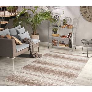 Hoogpolig vloerkleed Sicilia - Messina geweven stof - Beige - 230 x 160 cm