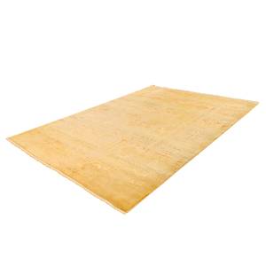 Laagpolig vloerkleed Tortuga geweven stof - Geel - 150 x 80 cm