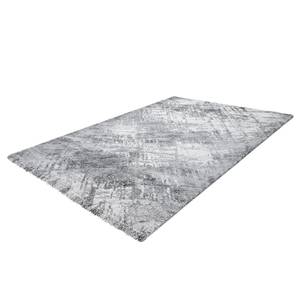 Hoogpolig vloerkleed Sicilia - Licata geweven stof - Zilver - 290 x 200 cm