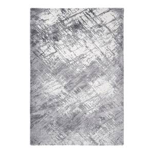 Hoogpolig vloerkleed Sicilia - Licata geweven stof - Zilver - 150 x 80 cm