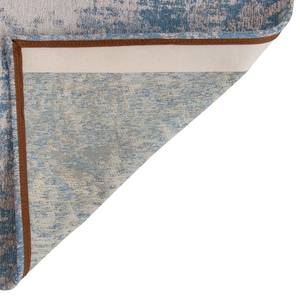 Kurzflorteppich Fading World Baumwollstoff - Grau / Blau - 170 x 240 cm