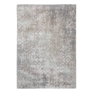 Kurzflorteppich Fading World Baumwollstoff - Grau / Creme - 170 x 240 cm