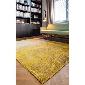 Laagpolig vloerkleed Farenheit New York Textielmix - geel/crèmekleurig - 170 x 240 cm