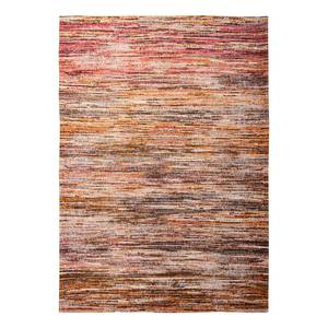 Laagpolig vloerkleed Sari More Textielmix - bruin/oranje - 140 x 200 cm