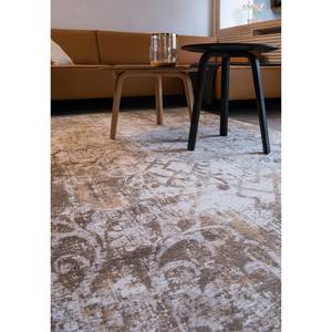 Kurzflorteppich Fading World Baumwollstoff - Braun / Creme - 140 x 200 cm