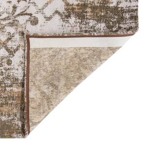 Kurzflorteppich Fading World Baumwollstoff - Braun / Creme - 140 x 200 cm