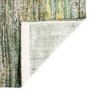 Tapis Sari Infinite Coton - Vert / Jaune - 170 x 240 cm