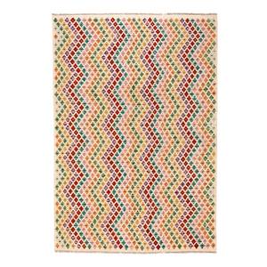 Tapis en laine Esra Kelim Laine vierge - Multicolore - 200 x 290 cm