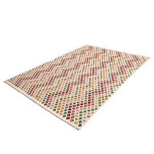 Wollen vloerkleed Esra Kelim Scheerwol - meerdere kleuren - 200 x 290 cm