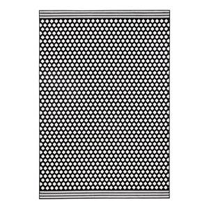 Tapis Spot Tissu - Noir / Blanc - 200 x 290 cm