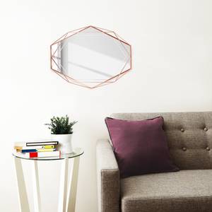 Miroir Prisma Fer / Acier inoxydable - Cuivre