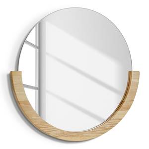 Miroir Mira Miroir / Frêne - Beige - Diamètre : 50 cm