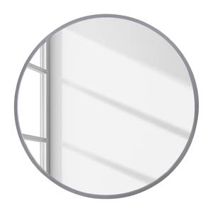 Wandspiegel Hub I EVA/staal/rubber - Grijs - Diameter: 94 cm
